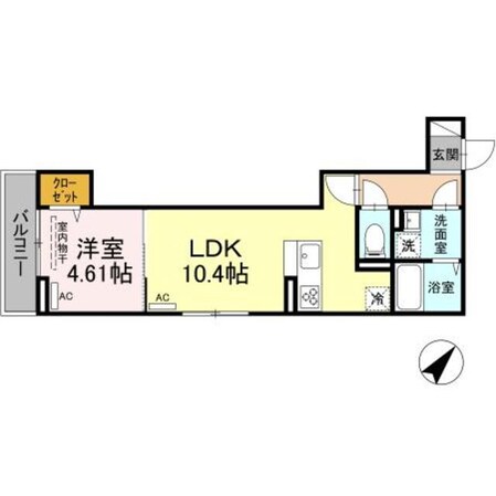 仮）D-Room新宿４丁目の物件間取画像